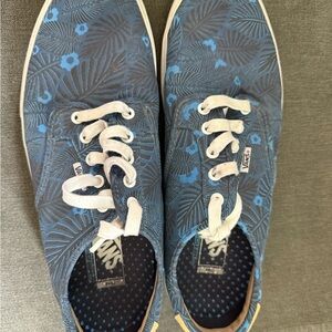 Vans Men's Blue Floral Sneakers